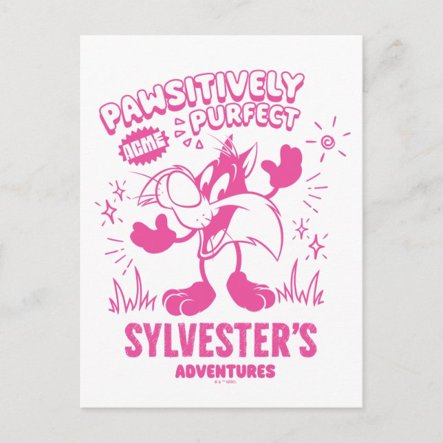 Tasty Retro SYLVESTER™ Postcard (Front)