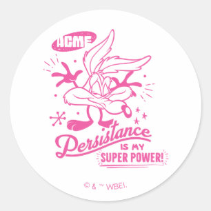 Tasty Retro WILE E. COYOTE™ Classic Round Sticker