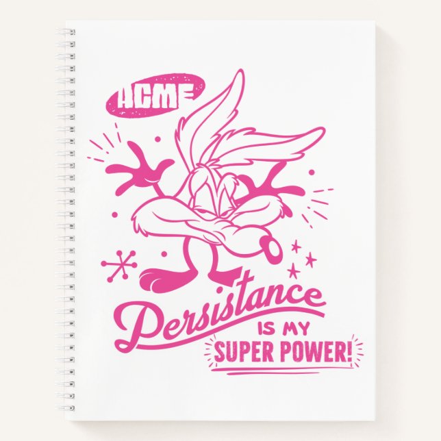 Tasty Retro WILE E. COYOTE™ Notebook (Front)