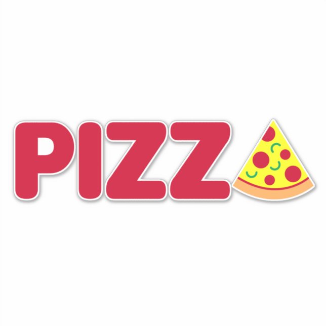 Tasty Slice of Pizza Italian Restaurant Logo (Front)