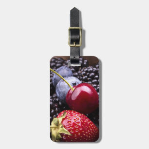 Tasty Summer Fruits On A Wooden Table Luggage Tag
