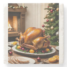 Tasty turkey coaster