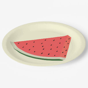 Tasty Watermelon - Sweet - Paper Plate