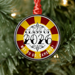 Tat Class of 2026 Graduation Metal Tree Decoration