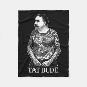 Tat Dude Fleece Blanket