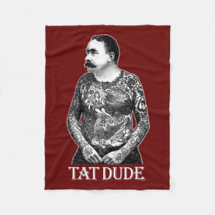 Tat Dude Fleece Blanket