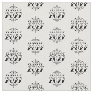 Tat-Style Class of 2027 Graduation Fabric