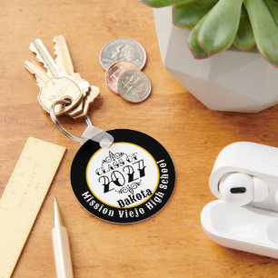 Tat Style Class of 2027 Photo Graduation Key Ring