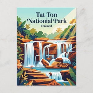 Tat Tonne National Park Thailand Postcard