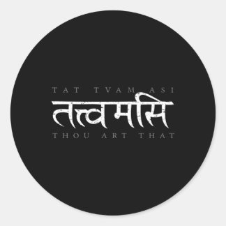 Tat Tvam Asi Thou T Classic Round Sticker