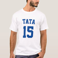 Tata Serbian Dad Blue Jersey Number 15