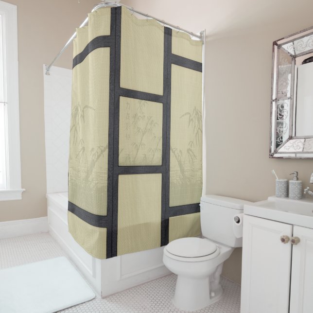 Tatami - Bamboo Shower Curtain (In Situ)