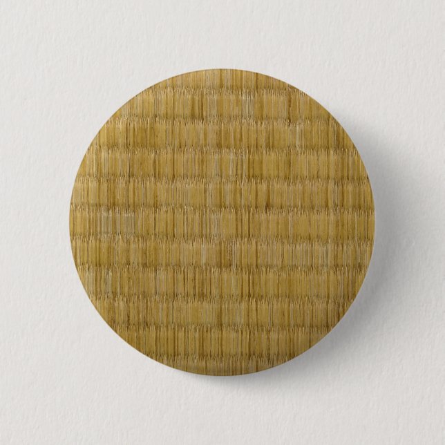 Tatami Mat 畳 6 Cm Round Badge (Front)