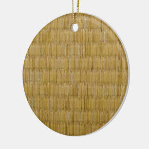 Tatami Mat 畳 Ceramic Tree Decoration