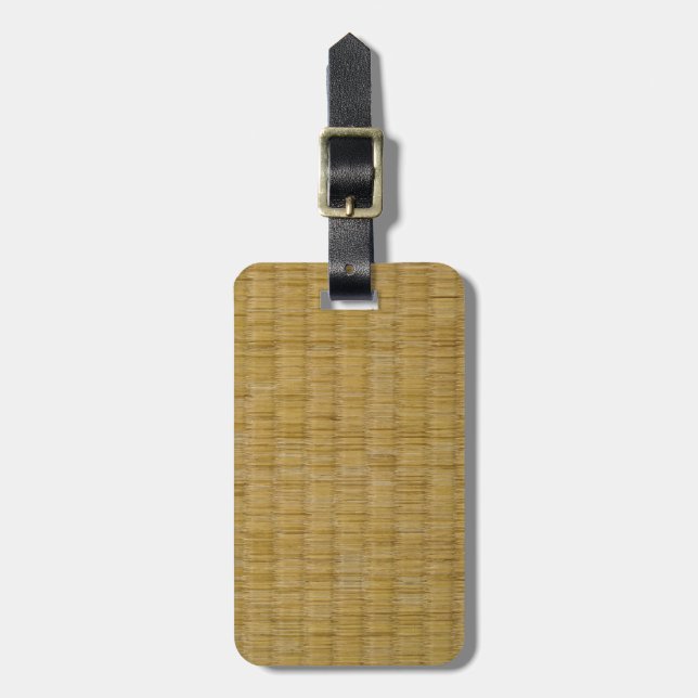 Tatami Mat 畳 Luggage Tag (Front Vertical)
