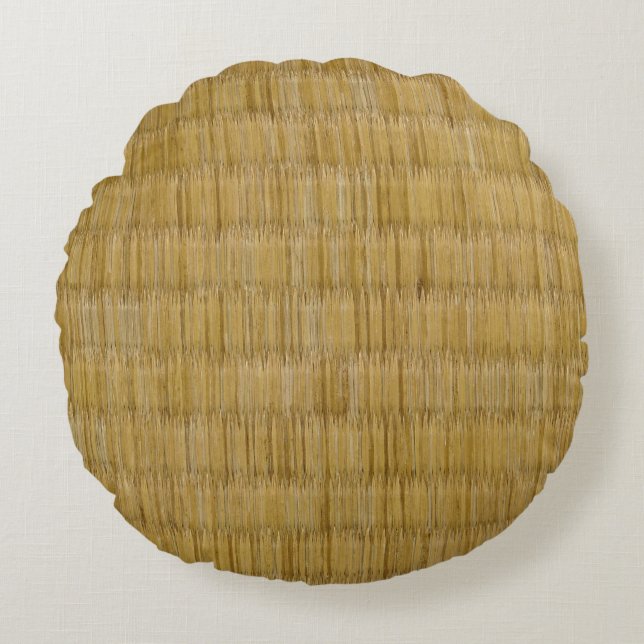 Tatami Mat 畳 Round Cushion (Front)