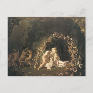 Tatania Sleeping by Richard Dadd Postcard