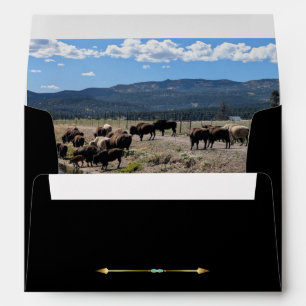 Tatanka Bison Yellowstone EMPRanch Invite Envelope