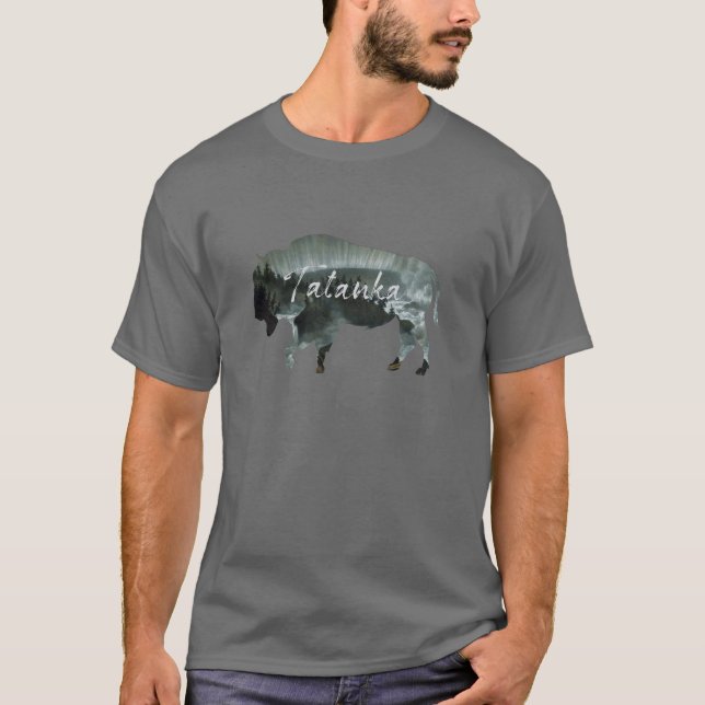 Tatanka Buffalo Bison Nature Scenery T-Shirt (Front)