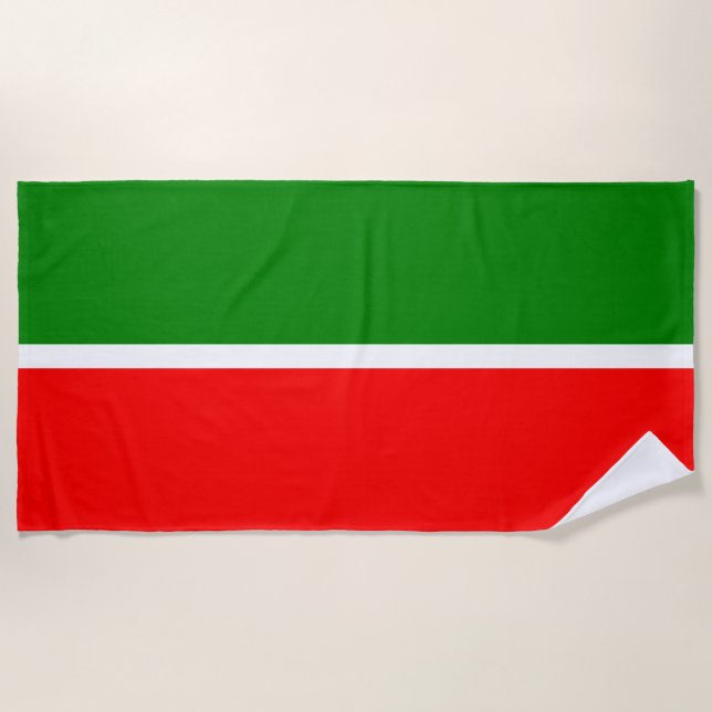 Tatarstan Beach Towel (Front)