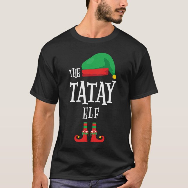 Tatay Elf Family Matching Group Filipino Christmas T-Shirt (Front)