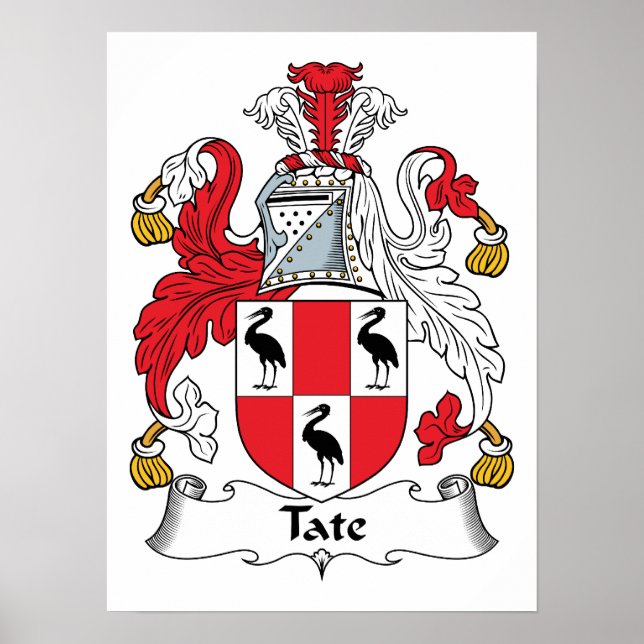 Tate Family Crest Poster (Front)
