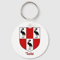 Tate Family Shield Keychain