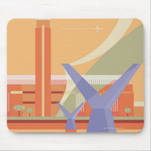 Tate Gallery and Millennium Bridge Mouse Pad