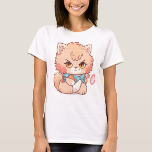 Tater Tot the Tough Kitty – A Cute but Fierce Art T-Shirt
