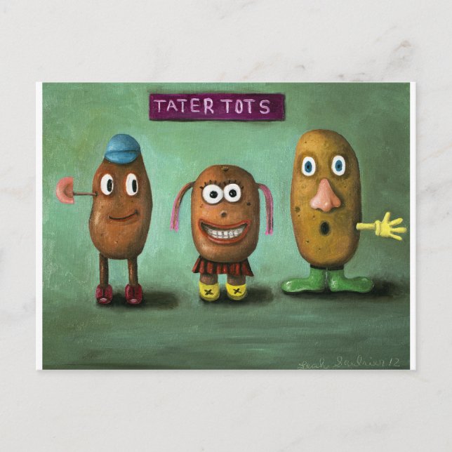 Tater Tots Postcard (Front)