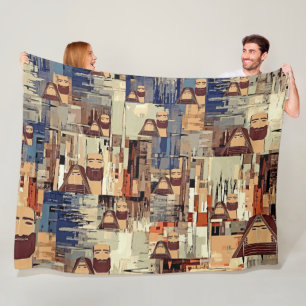 "tatik-papik" տատիկ-պապիկ  Fleece Blanket