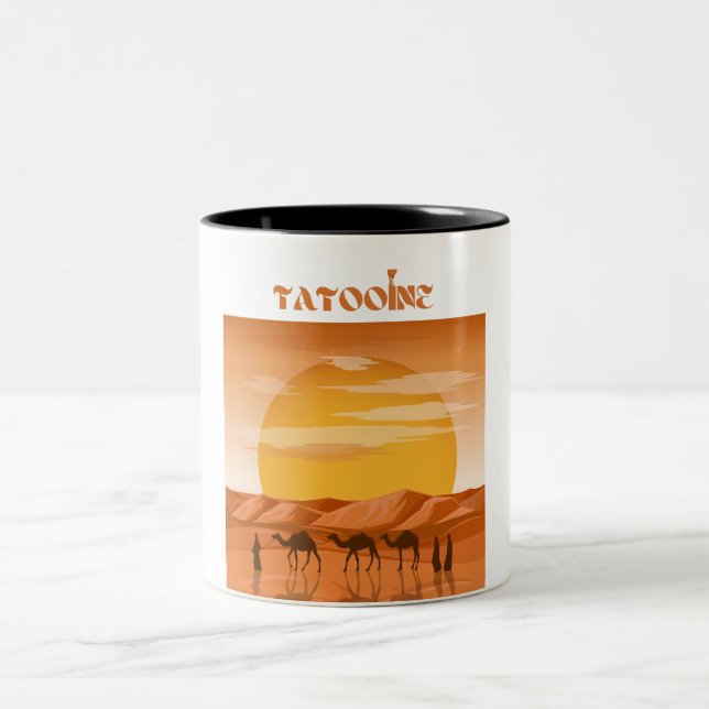 Tatooine Sunset Mug, Men's & Women's mug (Center)