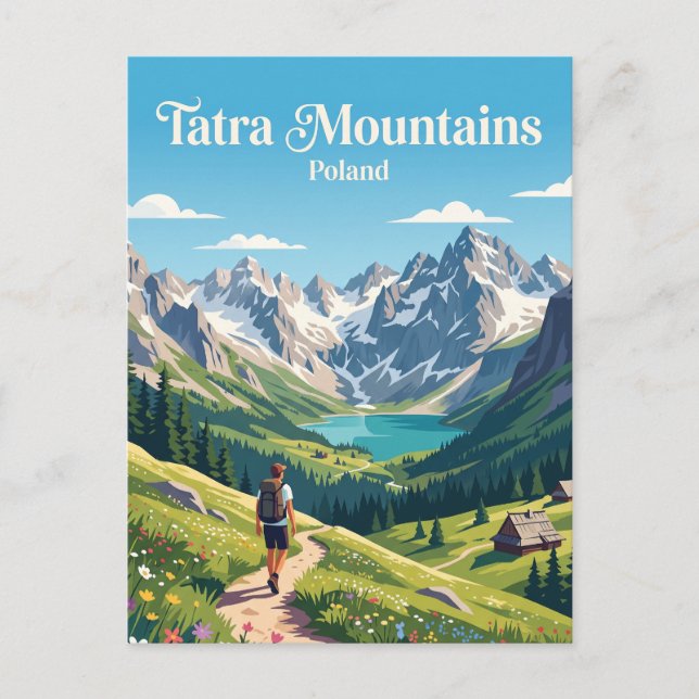 Tatra Mountains Poland Postcard (Front)