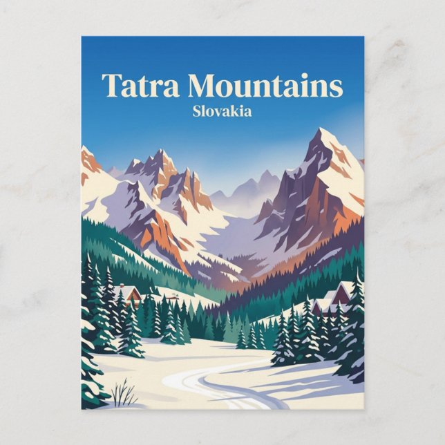 Tatra Mountains Slovakia Postcard (Front)