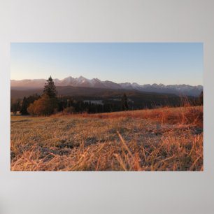Tatras morning poster