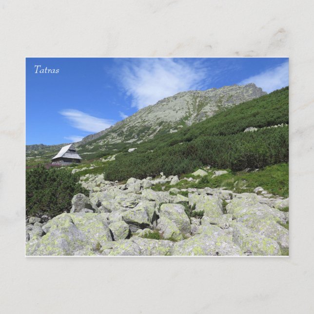 Tatras Polish Five Lakes Valley Postcard (Front)