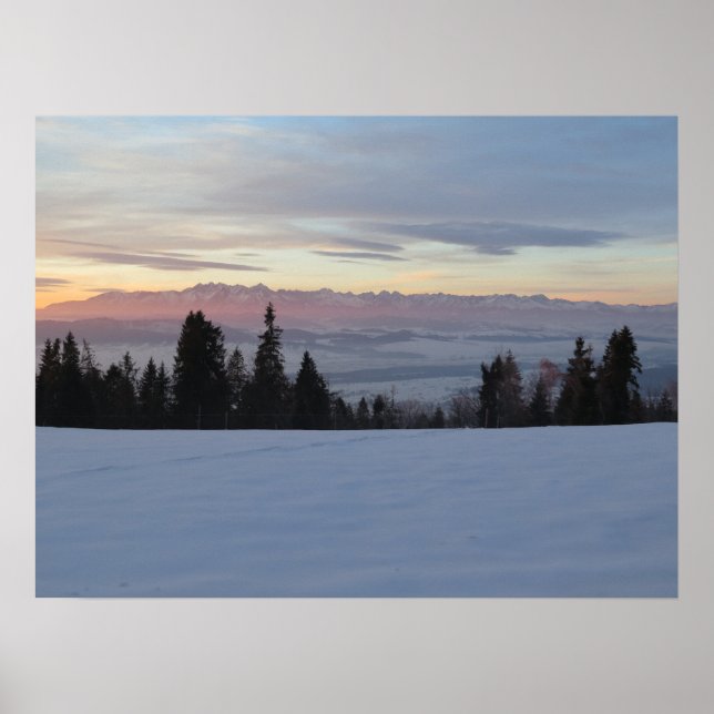 Tatras sunrise poster (Front)