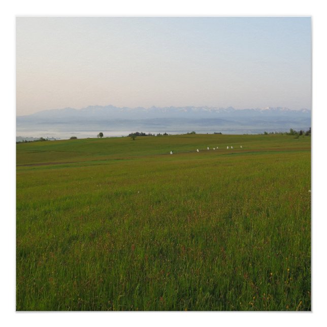 Tatras view from Beskids Poster (Front)
