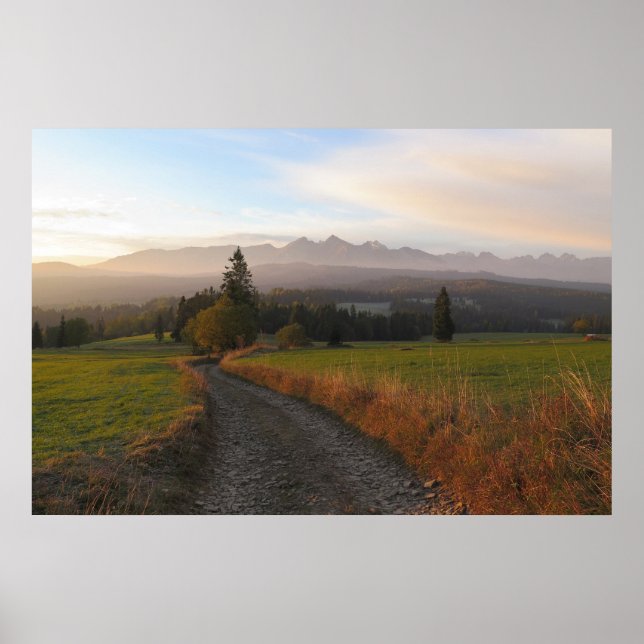 Tatras view from Spis Poster (Front)