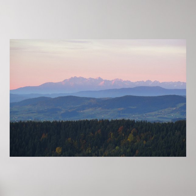 Tatras view poster (Front)