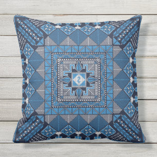 Tatreez pattern cushion