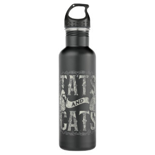 Tats And Cats Tattooist Tattoo Body Art Tattooing 710 Ml Water Bottle