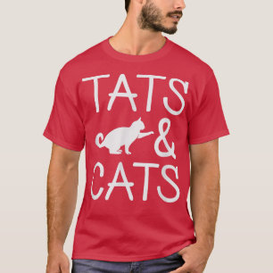 Tats & Cats T Tattoo Artist Tattooed Ink Lover Gi T-Shirt