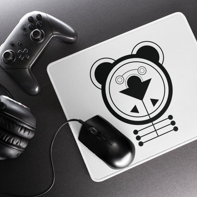 Tatsu Dragon Geometric Zodiac Mouse Pad (Unleash zodiac power at your desk with the Tatsu Dragon mouse pad.)