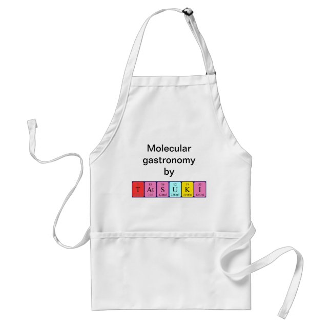 Tatsuki periodic table name apron (Front)