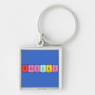 Tatsuki periodic table name keyring