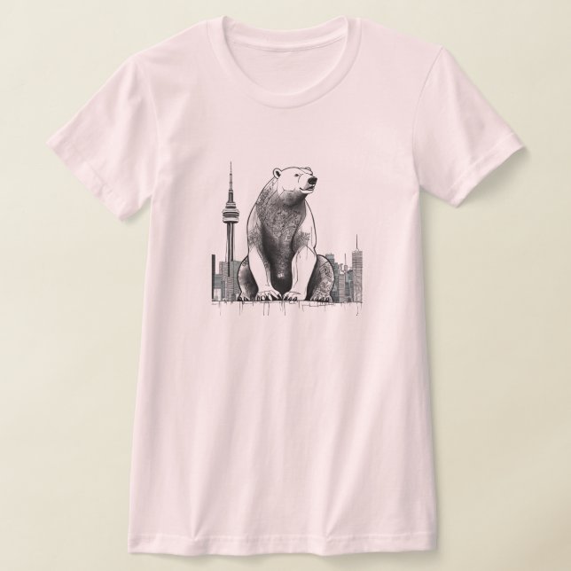 Tatted Polar Bear  T-Shirt (Laydown)