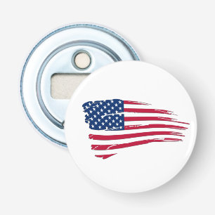Tattered American Flag Bottle Opener