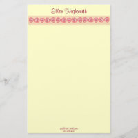Tattered Heart Artwork Top Border Personalised