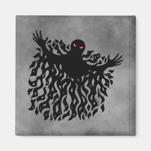 Tattered Shadow Entity Weird Horror Art Magnet